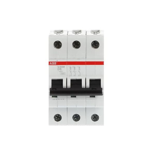 S203M-D6 Miniature Circuit Breaker - 3P - D - 6 A image 3