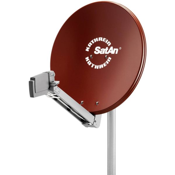 CAS 80ro satellite antenna 75 cm reddish brown image 1