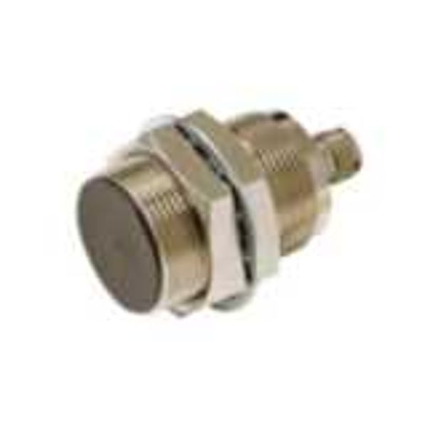 Proximity sensor, inductive, nickel-brass, short body, M30, shielded, E2EN2122B image 1