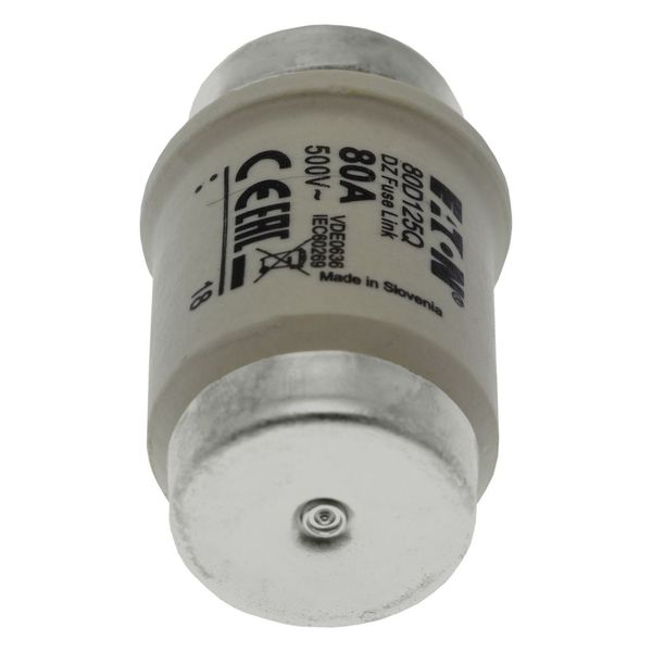 Fuse-link, low voltage, 80 A, AC 500 V, D4, gR, DIN, IEC, fast-acting image 22
