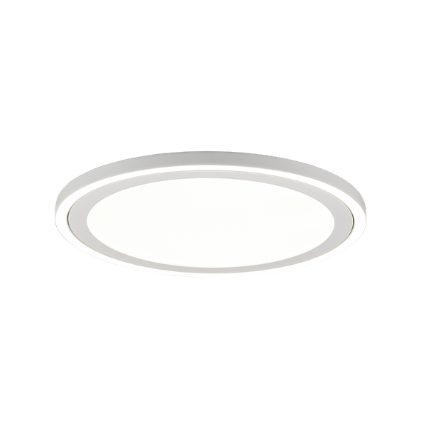 Carus LED ceiling lamp 43 cm matt white image 1