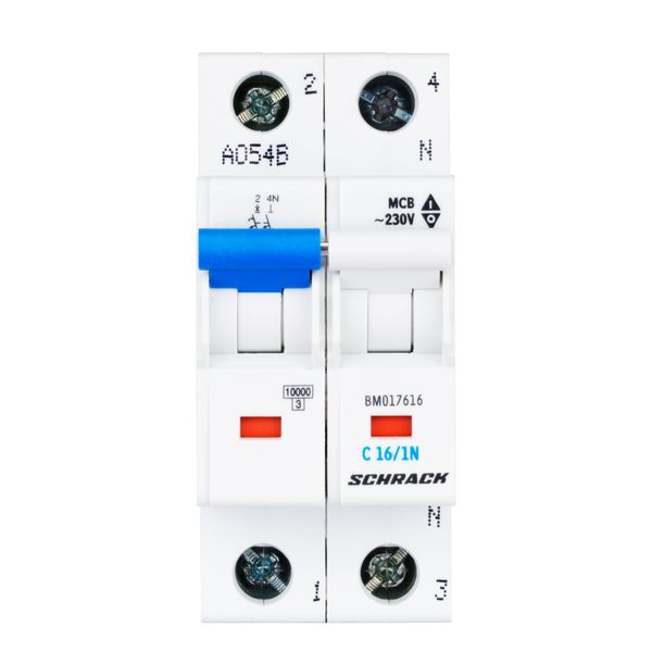 Miniature Circuit Breaker (MCB) C, 16A, 1+N, 10kA image 2