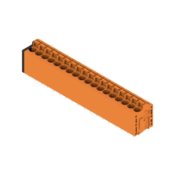 PCB terminal, 5.00 mm, Number of poles: 18, Conductor outlet direction image 4