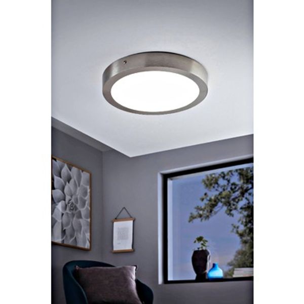 Fueva-C 21W LED-BLUETOOTH©-RGB/CCT Spot 300 nickel image 1