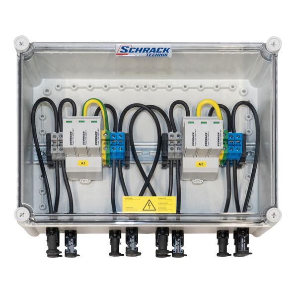 PV-lightning protection box 1000Vdc, for 2-MPP tracker image 2