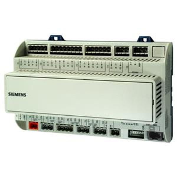 POL424.50/STD - Climatix POL424.50/STD HVAC controller; 24 VAC/DC; 21 I/O; RS485, KNX; Modbus, PL-Link; SD-card; USB image 1