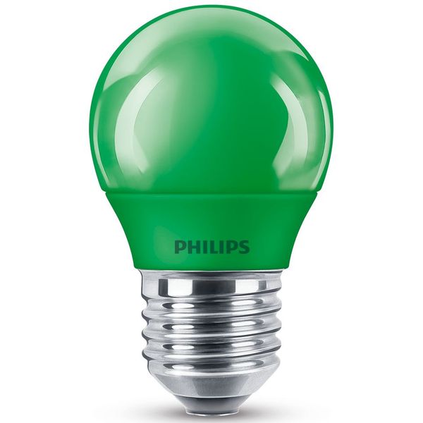 LED colored P45 E27 GREEN 1PF/6 image 1