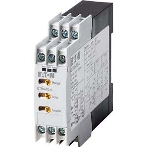 Timing relay, 2W, 0.05s-100h, multi-function, 24-240VAC/DC, potentiometer connection image 2