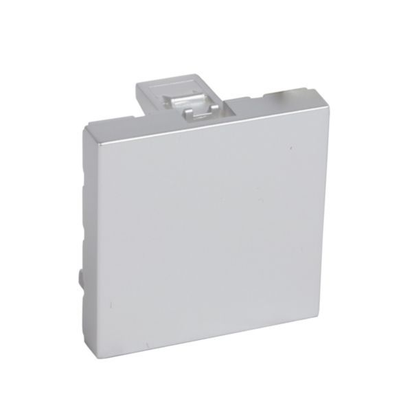 Arteor Blanking Plate 2 Module Square Soft Alu image 1