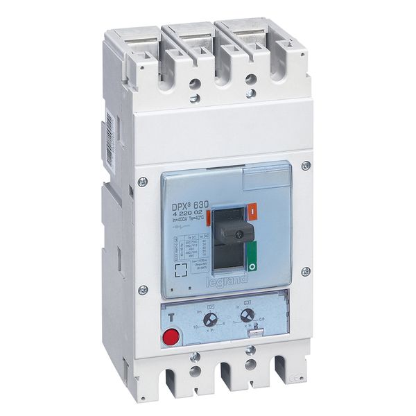 MCCB DPX³ 630 - thermal magnetic - 3P - Icu 36 kA (400 V~) - In 400 A image 1