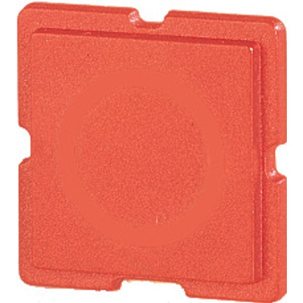 Button plate, 18 x 18 mm, red image 1
