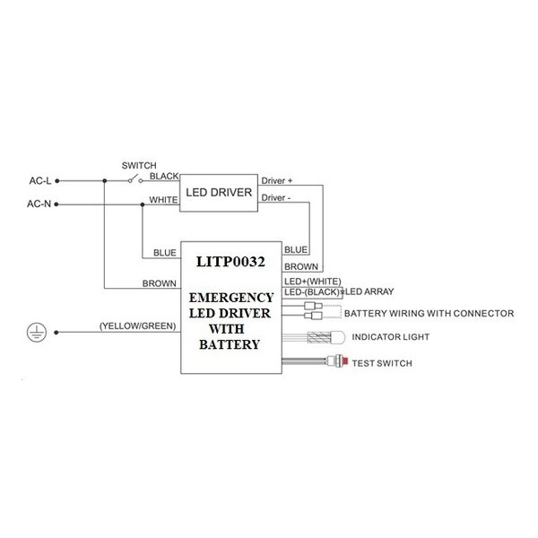 Emergency LED module 3H for LED Panel Lano 4 30-40W image 2