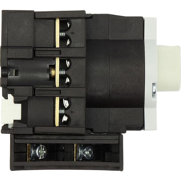 Main switch, P1, 25 A, rear mounting, 3 pole, 1 N/O, 1 N/C, Emergency switching off function, Lockable in the 0 (Off) position, With metal shaft for a image 21