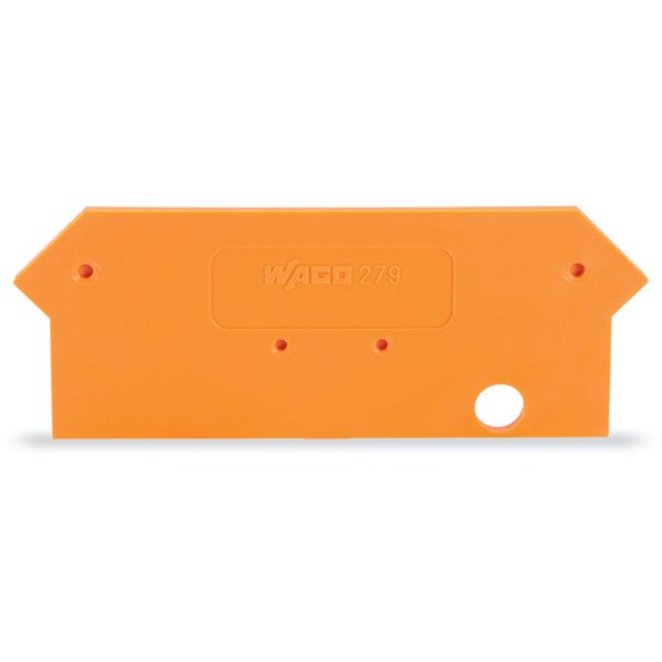 End and intermediate plate 2 mm thick orange image 4