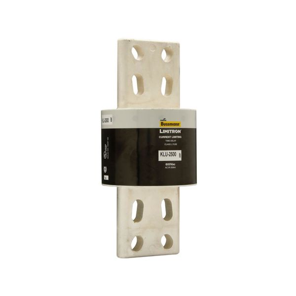 Eaton Bussmann series KLU fuse, 600V, 2500A, 200 kAIC at 600 Vac, Non Indicating, Current-limiting, Time Delay, Bolted blade end X bolted blade end, Class L, Bolt image 7