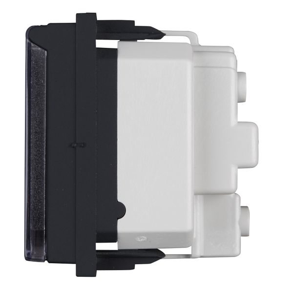 Socket black, higher protection cover, transparent lid 16A image 4