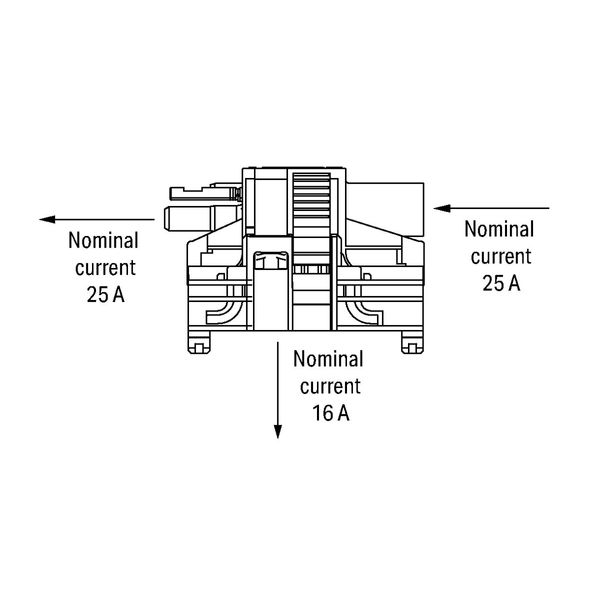 Linect® T-connector 2-pole Cod. L white image 7