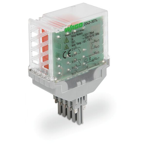 Relay module Nominal input voltage: 24 … 230 V AC/DC 2 break and 2 mak image 5