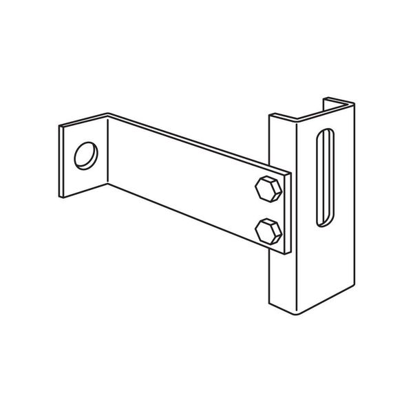 Frame bracket 200 mm for frame upright at wall image 3