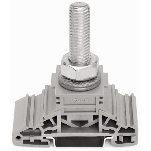 Stud terminal block lateral marker slots for DIN-rail 35 x 15 and 35 x image 2