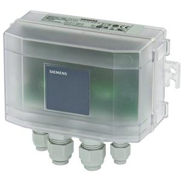 QBM9710/109C - Climatix QBM9710/109C Modbus air pressure sensor; 24 VAC/DC: 4 I/O; RS485; Modbus; 1 x 1250 Pa image 1