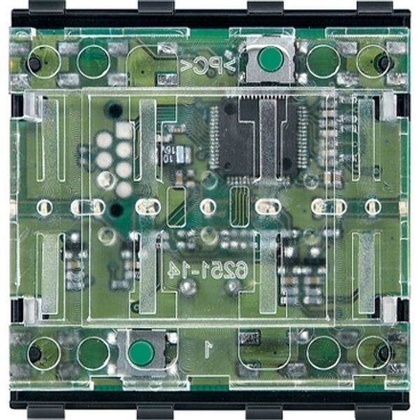 KNX push-button module, 1-gang, System M image 2