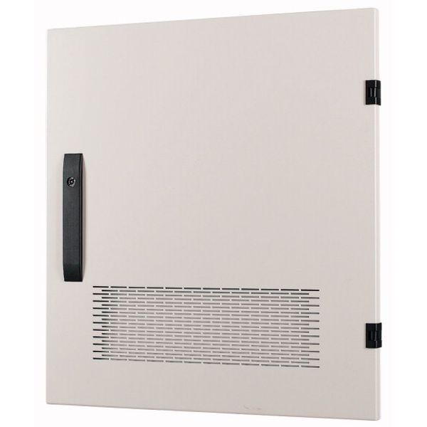Door to switchgear area, ventilated, L, IP30, HxW=600x1100mm, grey image 1