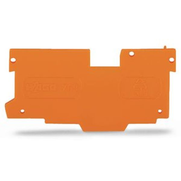 End and intermediate plate 1.1 mm thick orange image 2
