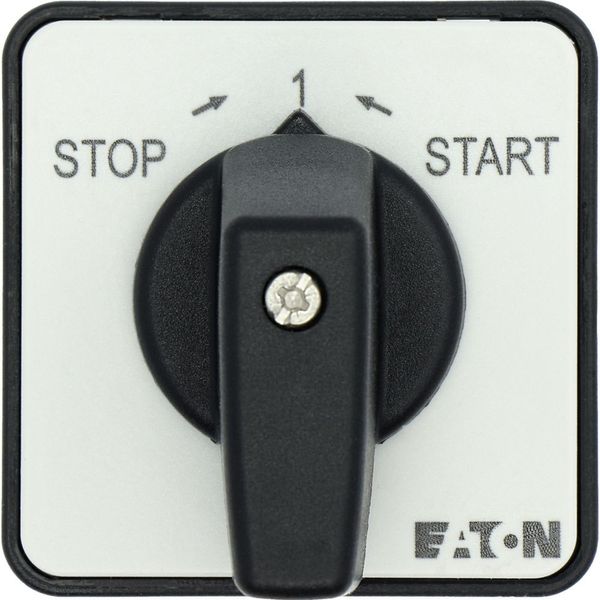 ON-OFF button, T0, 20 A, center mounting, 1 contact unit(s), Contacts: 2, 45 °, momentary, With 0 (Off) position, with spring-return, STOP>I image 14