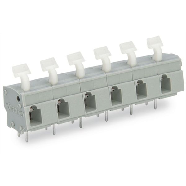 PCB terminal block push-button 2.5 mm² light gray image 3