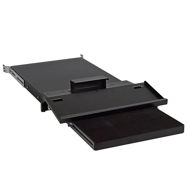 Keyboard shelf for enclosures depth up to 800mm screw fixing image 2