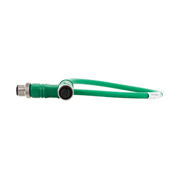 SWD round cable IP67, 0.3 m, 5 pole, prefabricated with M12 plug and M12 socket image 7