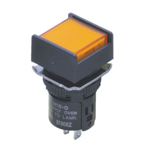 Indicator square, solder terminal, LED without Voltage, Reduction Unit image 2