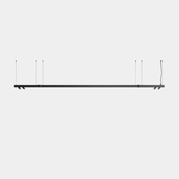 Lineal lighting system Apex Lineal Pendant 3180mm 4 Spots 30mm 52.8W LED neutral-white 4000K CRI 90 ON-OFF Black IP20 4582lm image 1