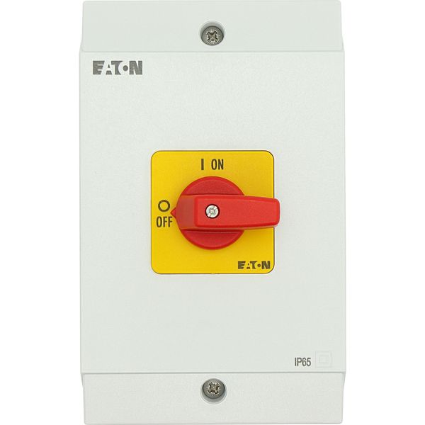On-Off switch, 3 pole, 32 A, Emergency-Stop function, surface mounting image 50