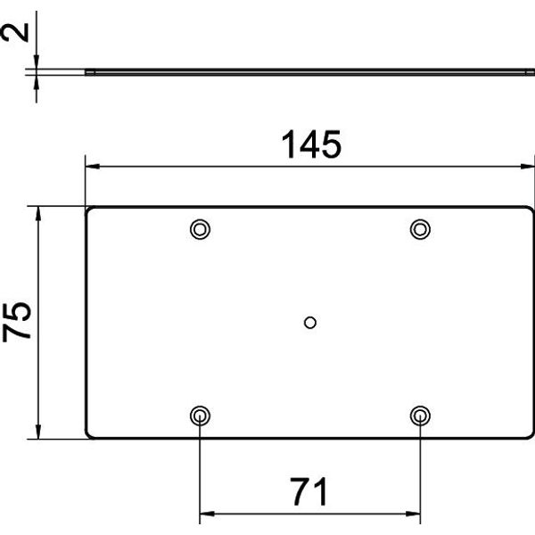 ZA 60-DV UP/HW cover double combination 145x75x2 image 2