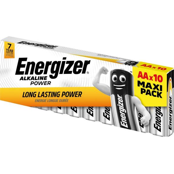 ENERGIZER Alkaline Power LR6 AA 10-Maxi-Pack image 1