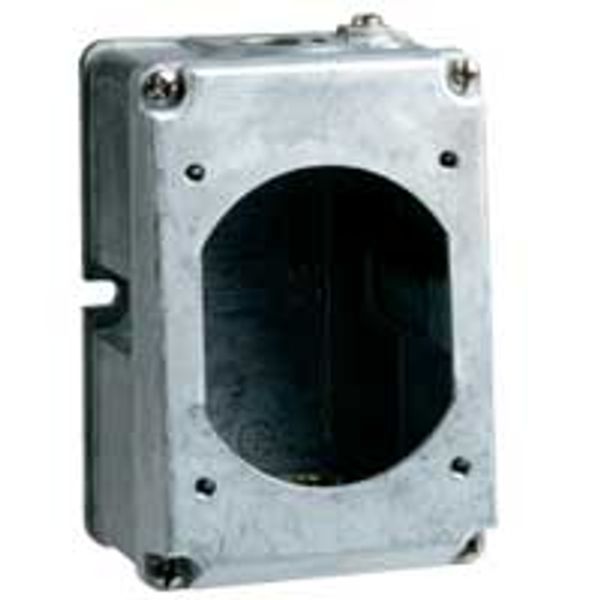 Box Hypra - IP44 - for surface mounting socket 3P+E/3P+N+E - 16 A - metal image 1