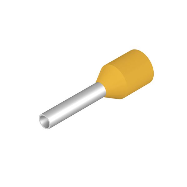 Wire end ferrule, Standard, 1 mm², Stripping length: 10 mm, yellow image 1