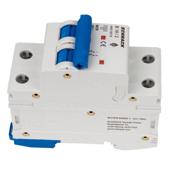 Miniature Circuit Breaker (MCB) AMPARO 10kA, B 16A, 2-pole image 7