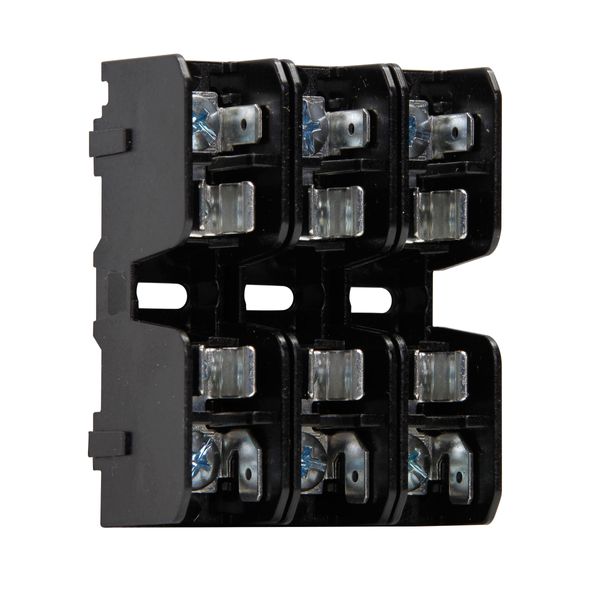Eaton Bussmann series BMM fuse blocks, 600V, 30A, Screw/Quick Connect, Three-pole image 1
