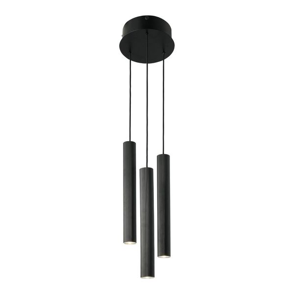 Vico 3-Rondel | Pendant | Black image 1