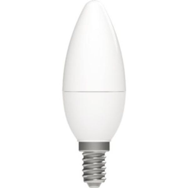 LED SMD Bulb - Candle C35 E14 4.9W 470lm 4000K Opal 240° image 1