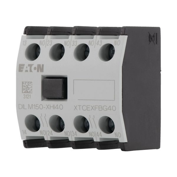 Auxiliary contact module, 4 pole, Ith= 16 A, 4 N/O, Front fixing, Screw terminals, DILM40 - DILM170 image 8