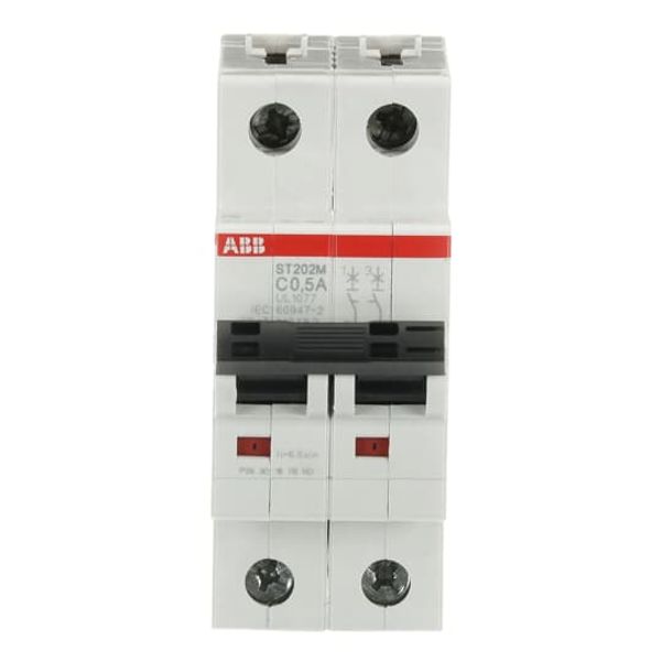 ST202M-C0.5 Miniature Circuit Breaker - 2P - C - 0.5 A image 1