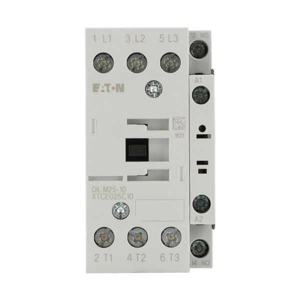 Contactor, 3 pole, 380 V 400 V 11 kW, 1 N/O, RDC 24: 24 - 27 V DC, DC operation, Screw terminals image 8