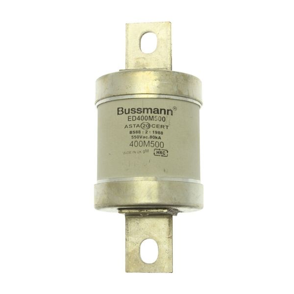 Fuse-link, LV, 400 A, AC 550 V, BS88/B3, BS88/B4, 59 x 136 mm, gM, BS, 400M500 image 8