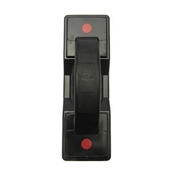 Fuse-holder, LV, 200 A, AC 690 V, BS88/B2, 1P, BS, back stud connected, black image 5