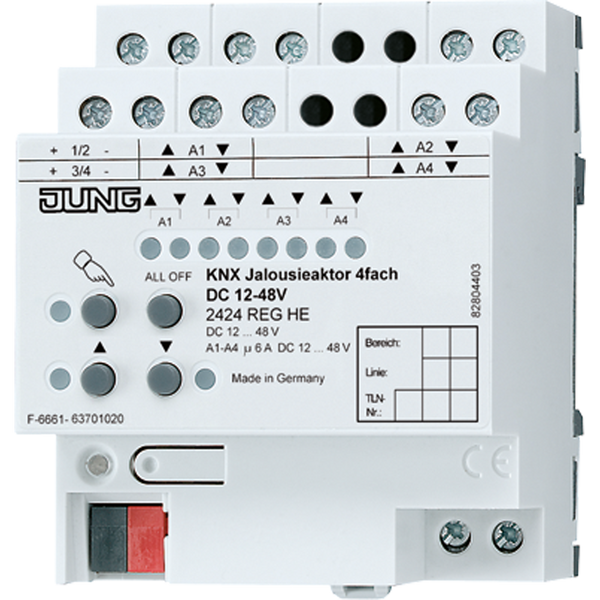 Output module KNX Blinds actuator,�4-g.�DC12-48V image 4