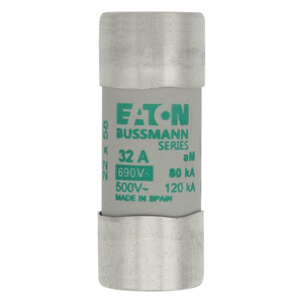 Fuse-link, LV, 32 A, AC 690 V, 22 x 58 mm, aM, IEC image 4